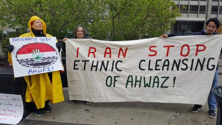  US rights activists protest in Chicago for Ahwaz as Iranian regime intensifies crackdown 