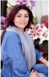 37-year-old Atefeh Naami, an Ahwazi Arab civil rights activist.
